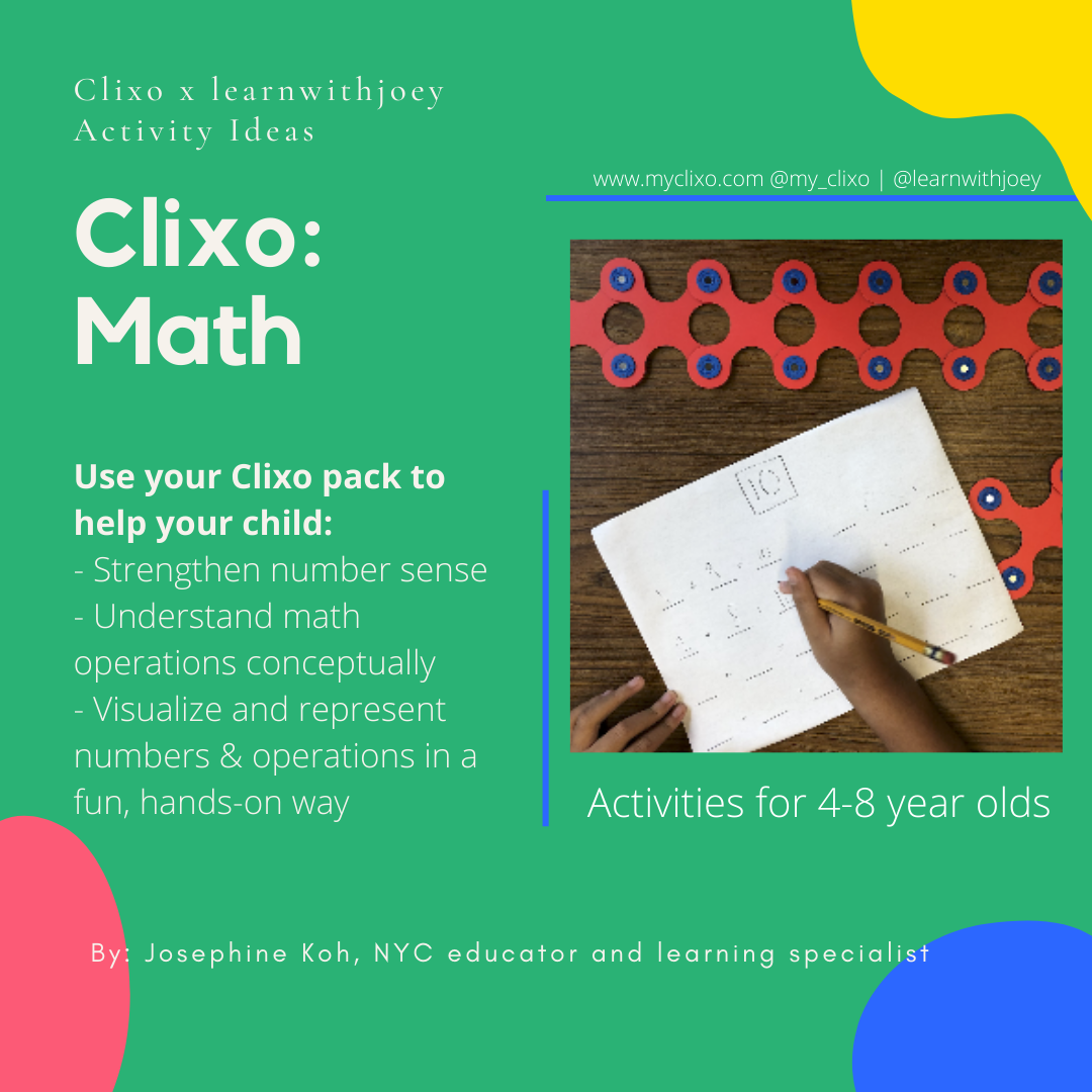 Activity Ideas – Math Concepts with Clixo