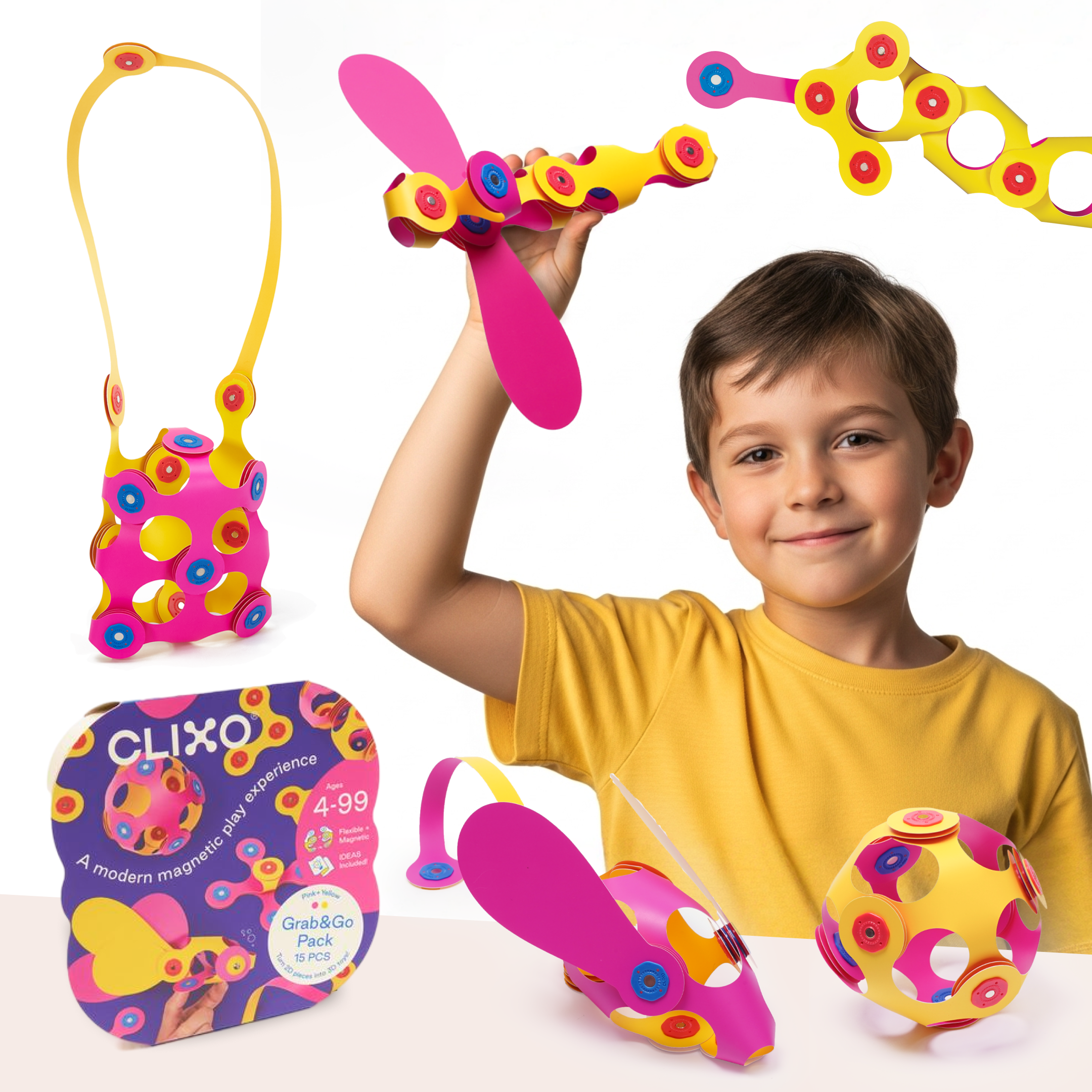 Grab & Go Pink Yellow