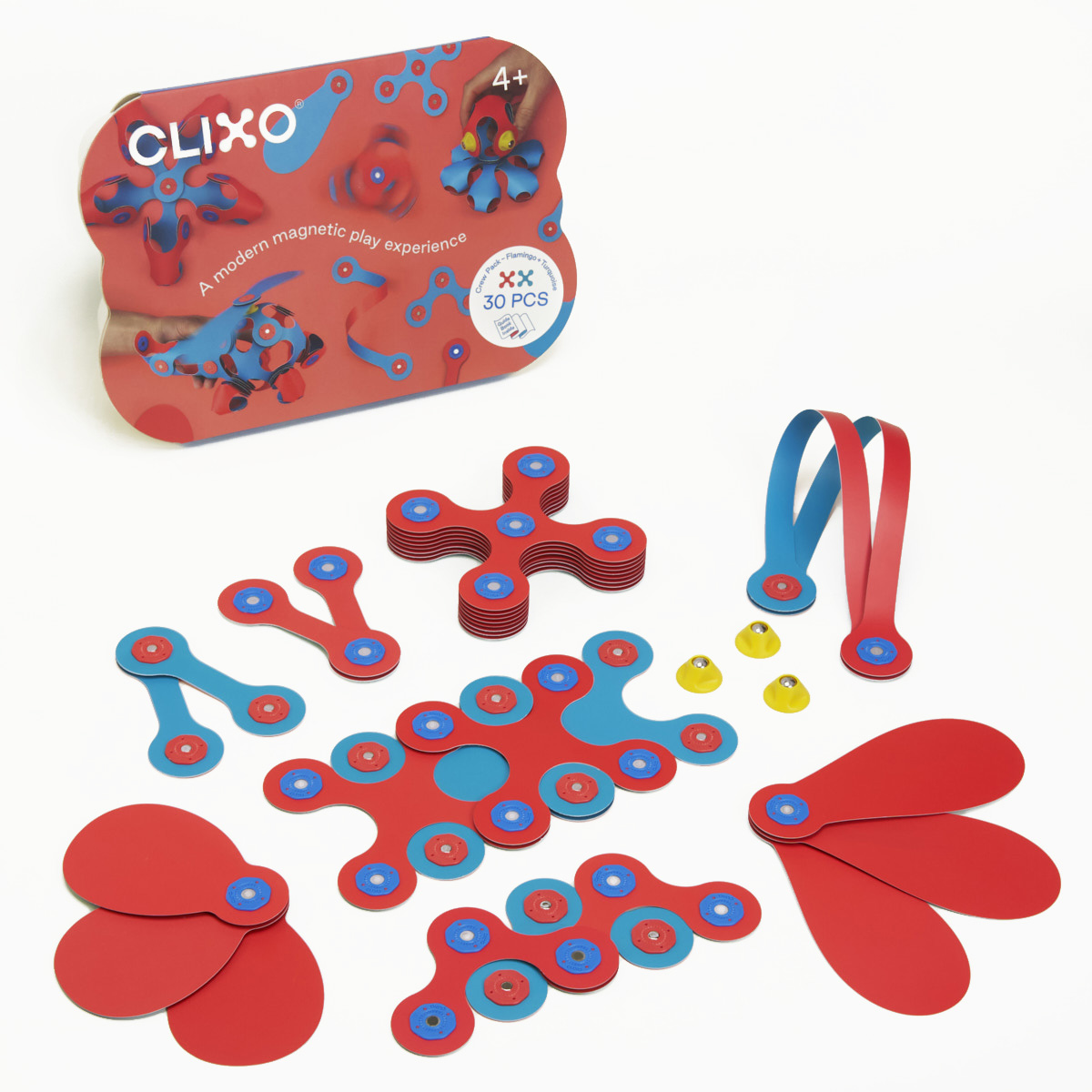 Clixo Crew Pack in Blue, Green, and Orange